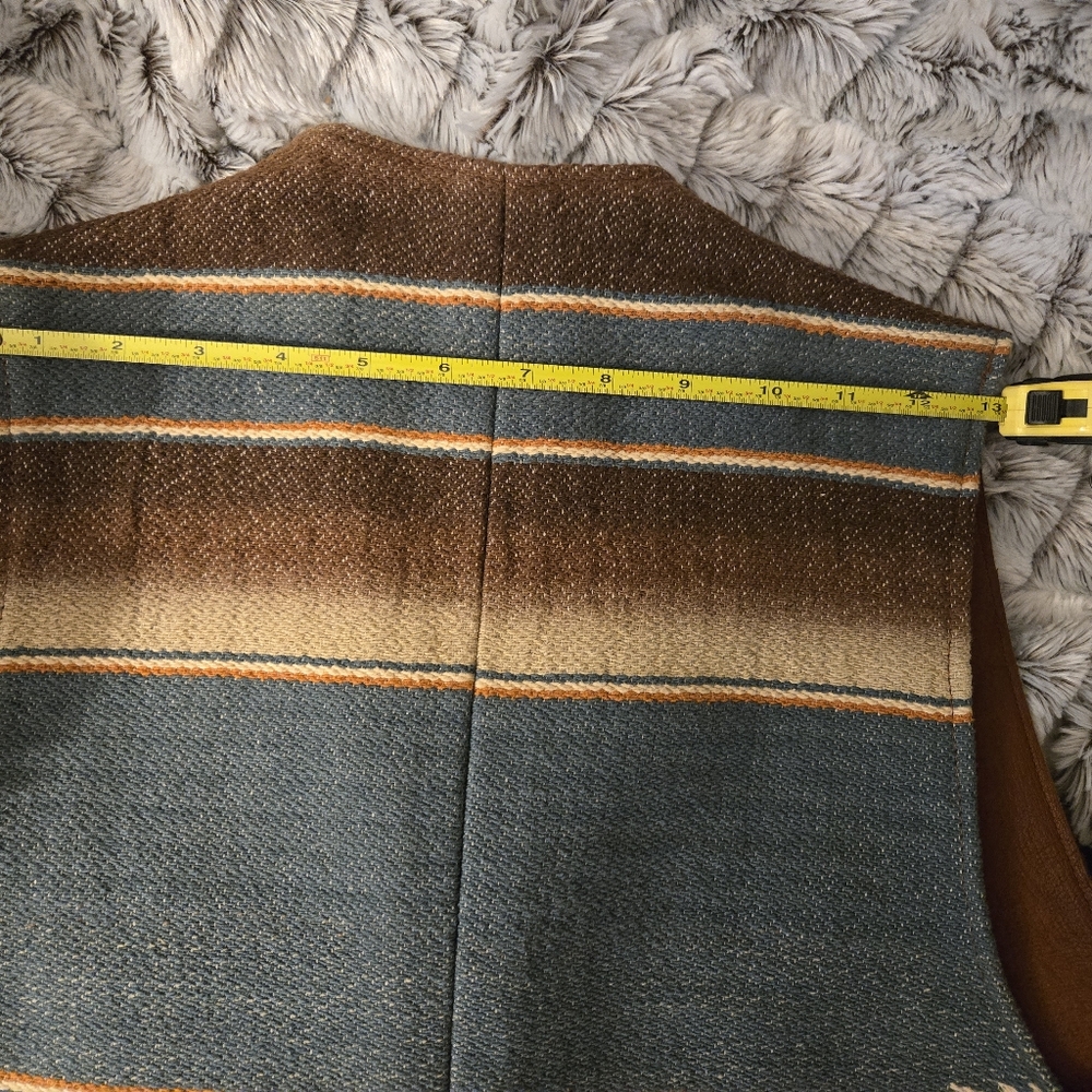 Ralph Lauren Country HAND TOOLED Vintage Congac Vest Ca. Late 80s/mid 90s RARE - Picture 14 of 16